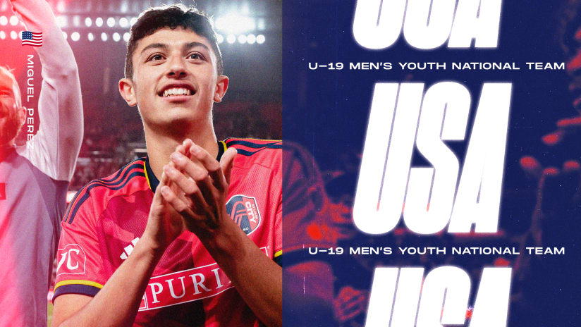 St. Louis CITY SC Homegrown Miguel Perez Called Up to U.S. U-19 MNT