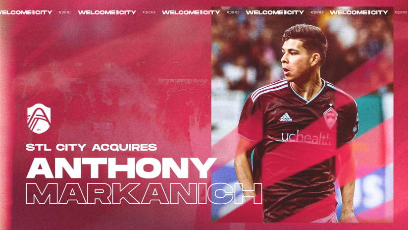 St. Louis CITY SC Acquires Left Back Anthony Markanich From Colorado Rapids Via Trade