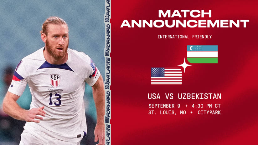 USMNT Set To Take On Asian Cup Qualifiers Uzbekistan And Oman This September