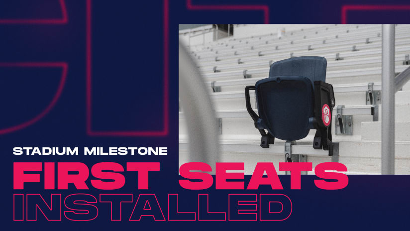 St Louis CITY SC Installs First Seat at Centene Stadium 
