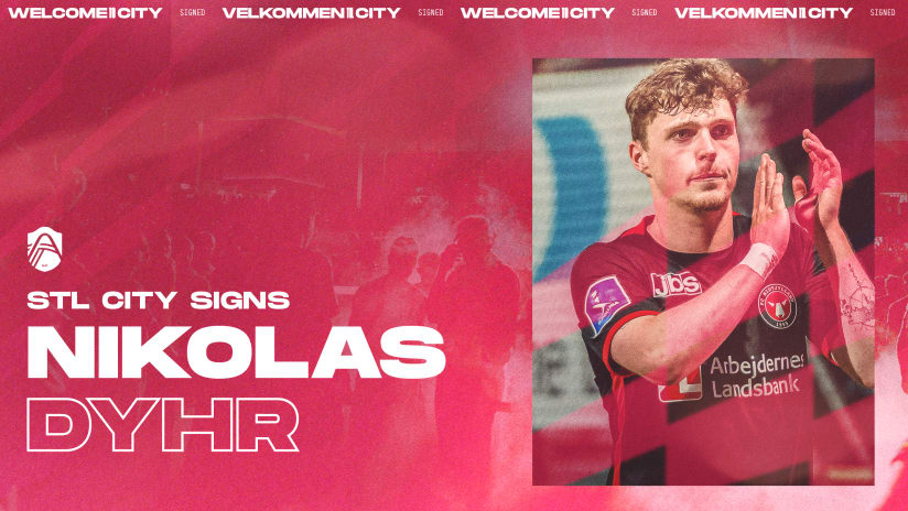 St. Louis CITY SC Signs Danish Left Back Nikolas Dyhr