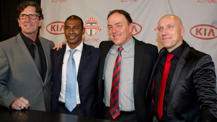 Toronto FC introduced its new management team Thursday.