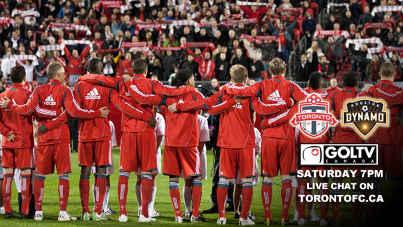 Toronto FC will lineup against Houston on Saturday.
