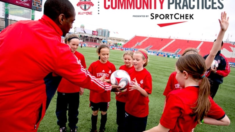Community practices presented by Sport Chek coming soon.