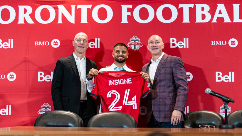 Italian star Lorenzo Insigne introduced at BMO Field: "I can't wait to repay the club's faith in me"