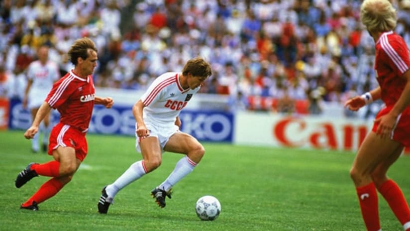 Canada versus Soviet Union at the 1986 World Cup.