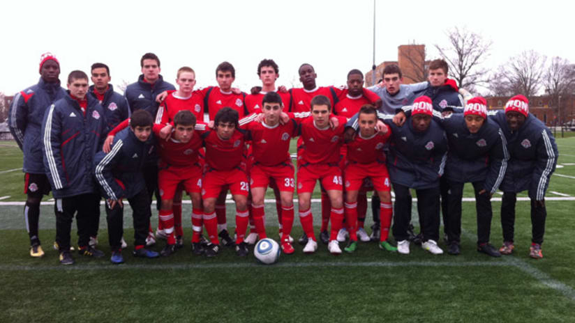Toronto FC Academy U17 team.
