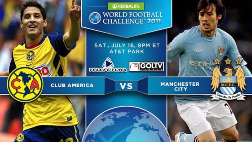 WFC: Club America v. Manchester City on Saturday.
