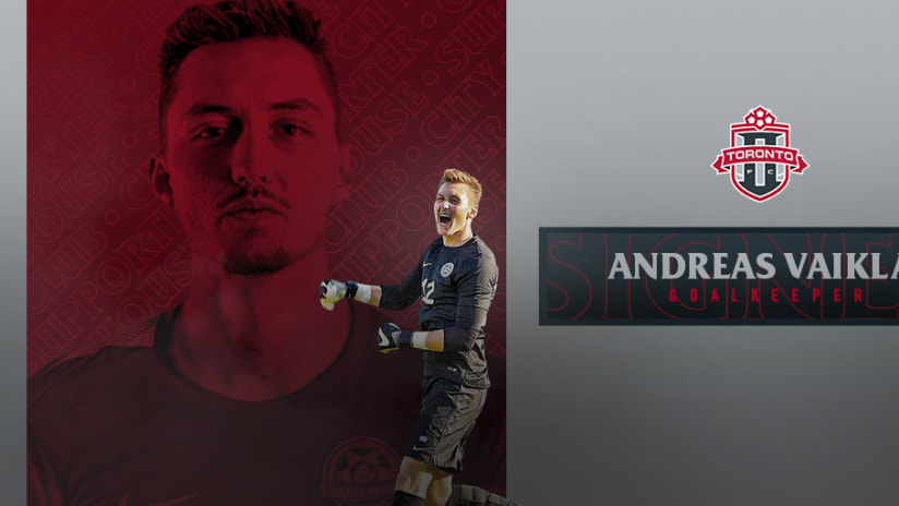 Toronto FC II sign Andreas Vaikla