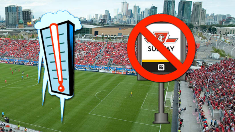 Weather and TTC closure makes planning essential Saturday.