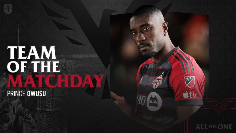 Prince Owusu named to MLS Team of the Matchday 9 Bench