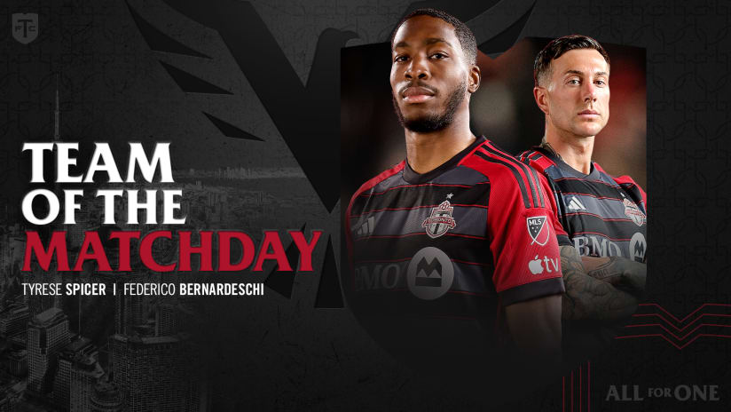 Tyrese Spicer and Federico Bernardeschi named to MLS Team of the Matchday 6
