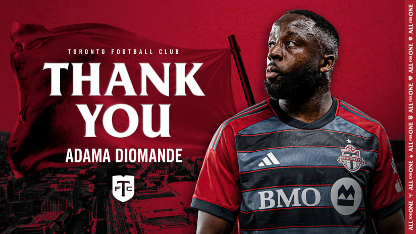 Toronto FC waives Forward Adama Diomande
