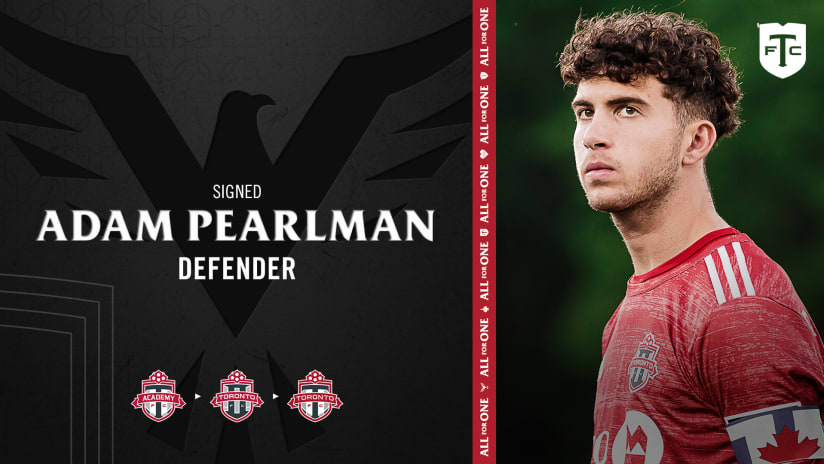 Toronto FC sign Homegrown defender Adam Pearlman