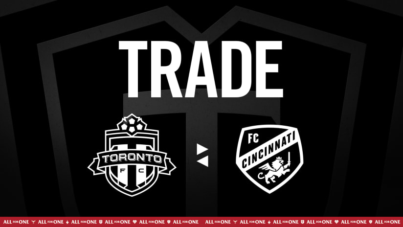 Toronto FC acquire 2024 International Roster slot from FC Cincinnati in exchange for General Allocation Money 