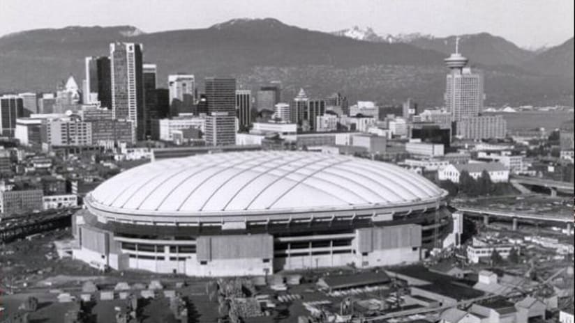 Old BC Place Dome (Black & White)