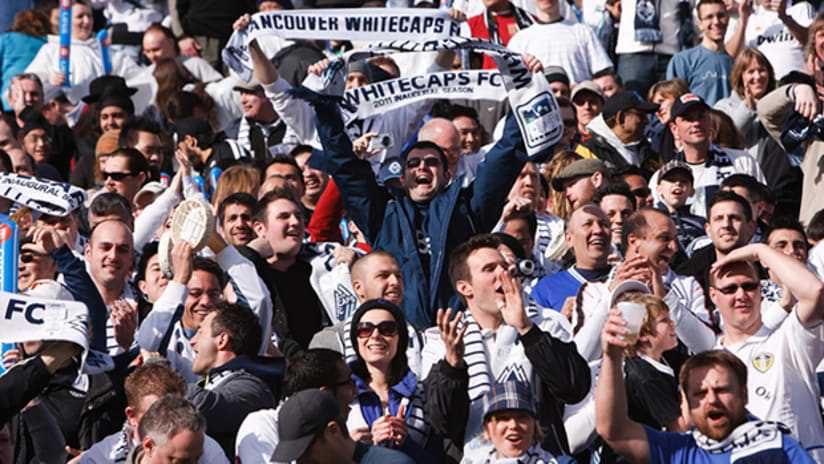 Whitecaps FC fans March 19
