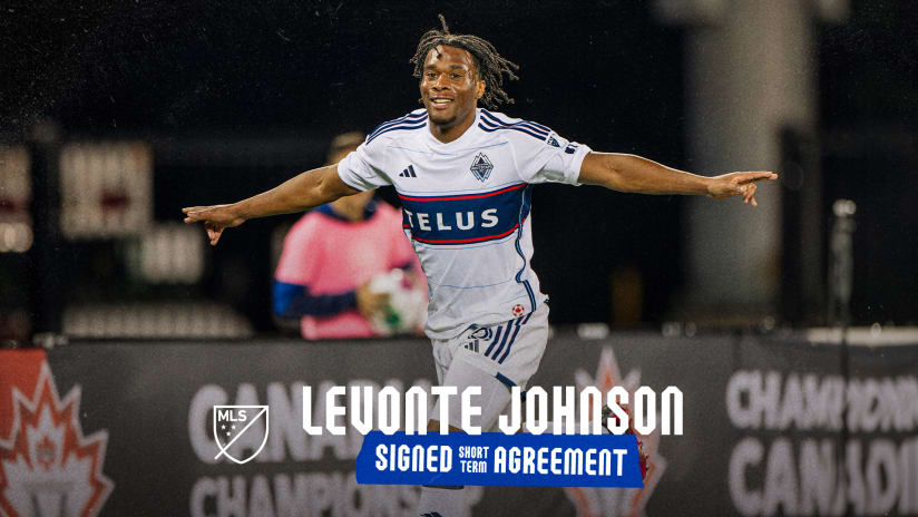 Whitecaps FC sign WFC2 forward Levonte Johnson to fourth MLS short-term agreement