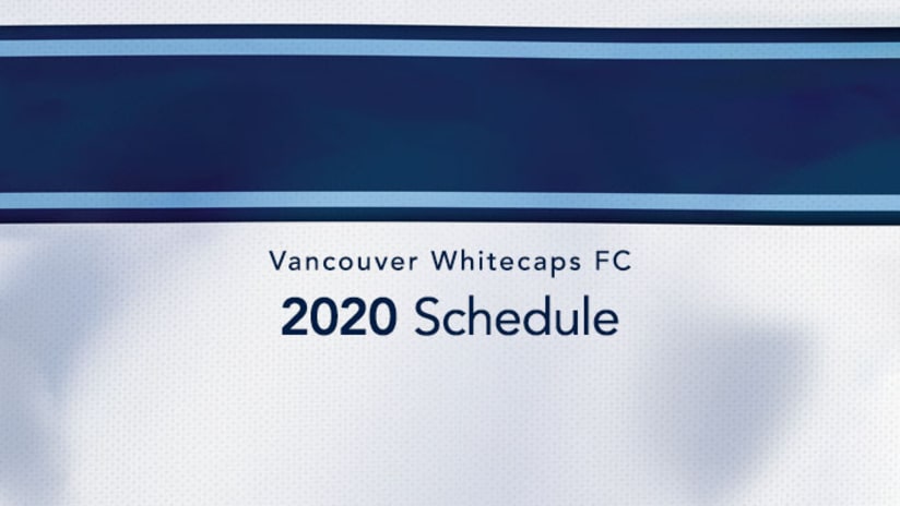 WFC - 2020 Schedule