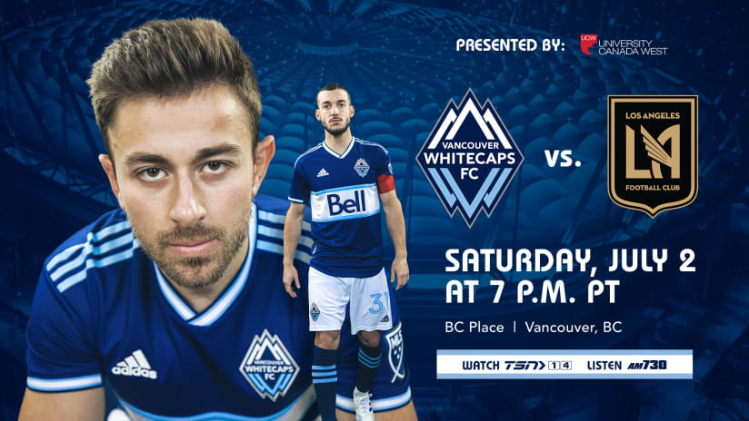 Preview: 'Caps host Western Conference rivals LAFC in Canada Day Celebration match at BC Place
