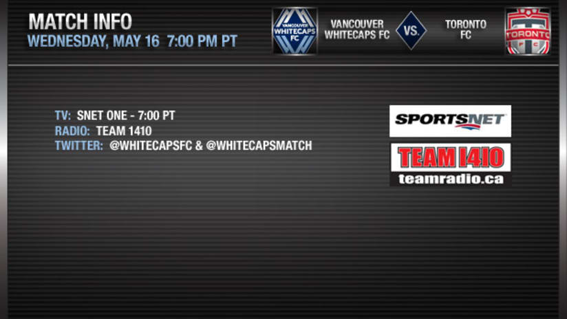 Whitecaps FC vs Toronto FC - Match Information