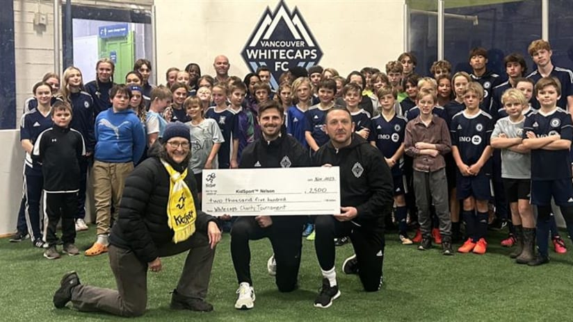 Whitecaps FC Nelson BMO Academy's Charity Tournament Raises $2,500 for KidSport 
