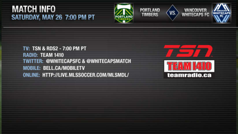 Match Information - Portland Timbers vs Whitecaps FC