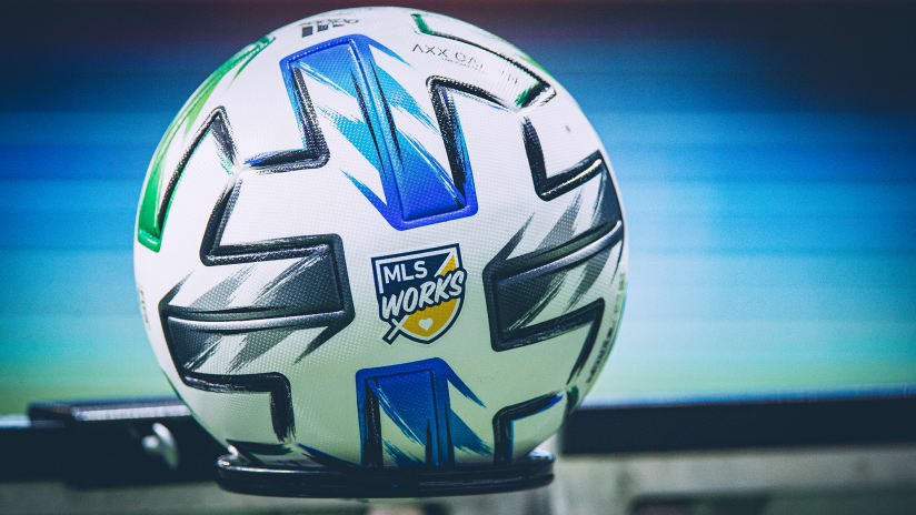 MLS ball - closeup