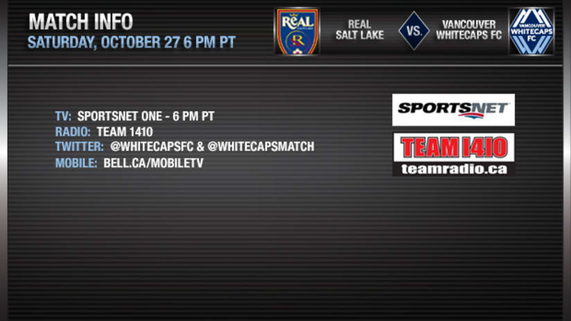 Match information: Real Salt Lake vs. Whitecaps FC
