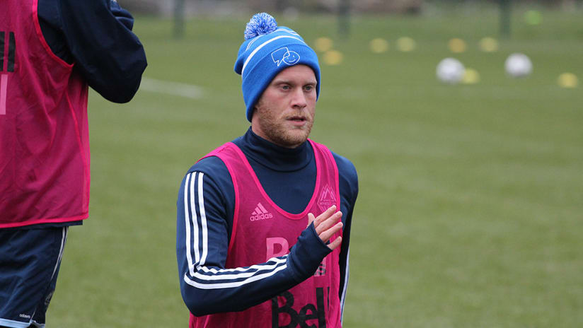 Photos: A chilly session on Day 3 in Wales - 'Caps prep for Cardiff