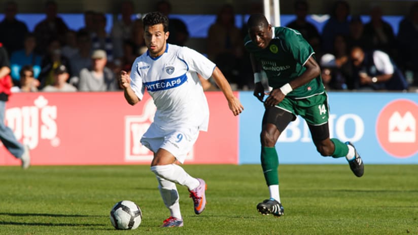 Whitecaps FC midfielder Davide Chiumiento
