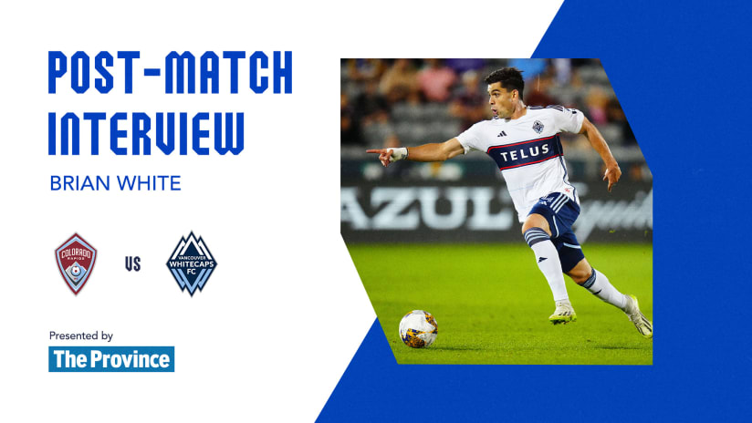 The Province Post-Match: Brian White | September 27, 2023   