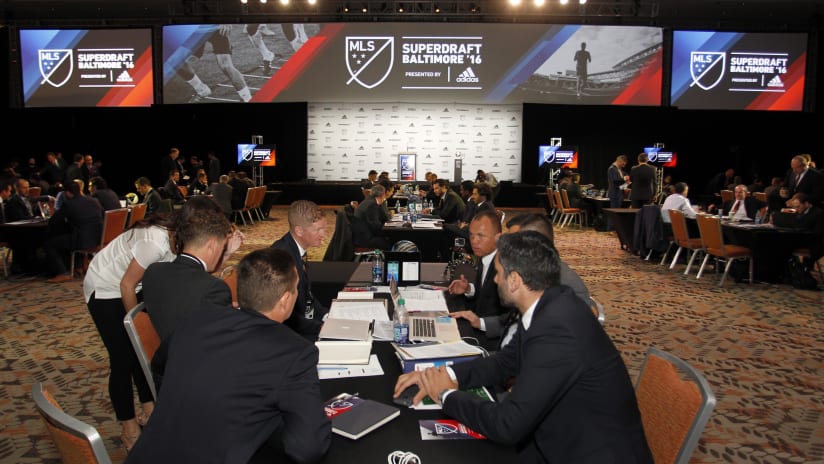 2016 MLS SuperDraft - draft floor