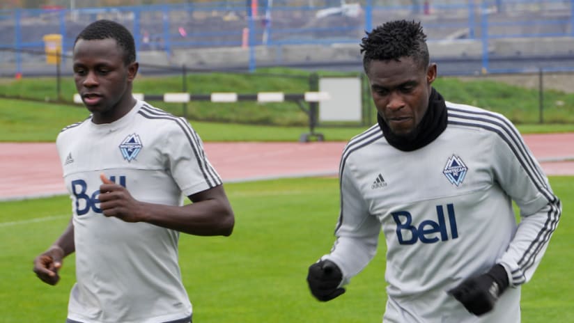 Manneh and Koffie training