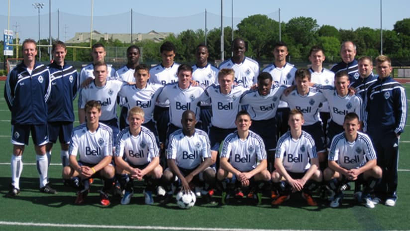 Whitecaps FC Residency squad