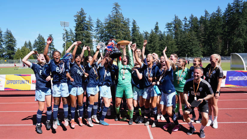 Vancouver Whitecaps FC Girls Elite crowned League1 BC Finals champions!