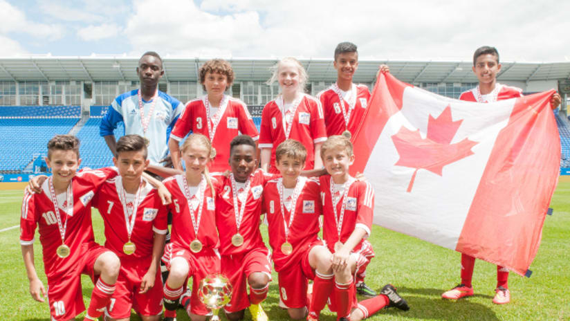 British Columbia well represented in winning Western Canadian team at Danone Nations Cup -