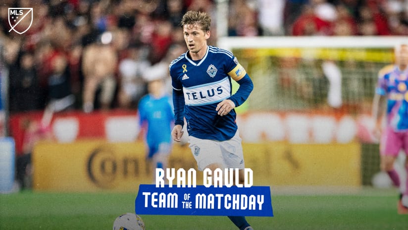 Ryan Gauld named to MLS Team of the Matchday for 10th time this season