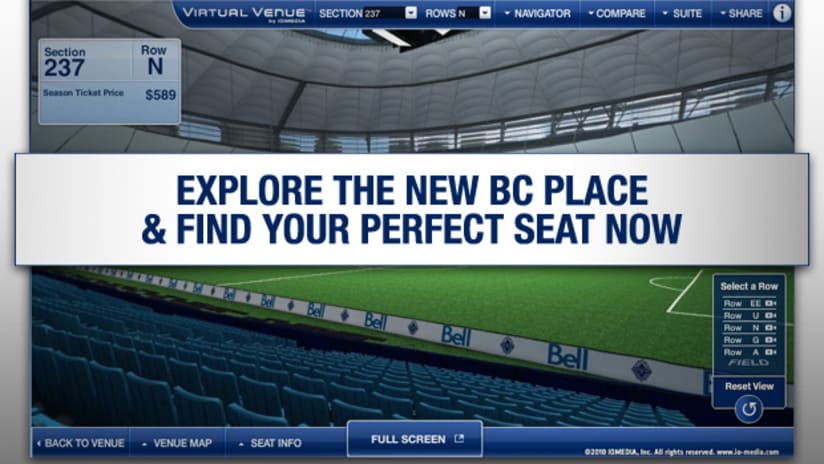 BC Place Virtual Venue