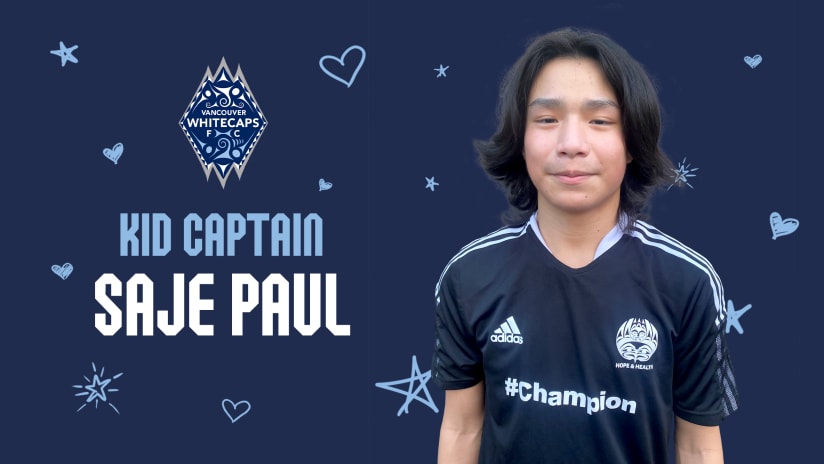 Kid Captain: Saje Paul