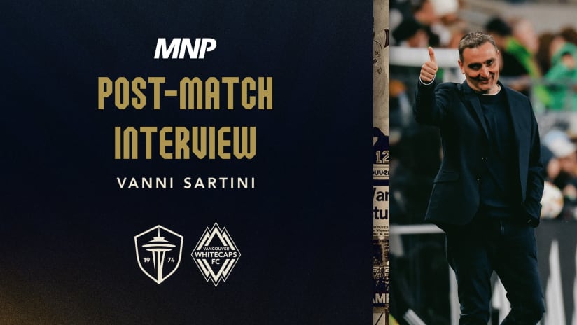 Post-Match Media Availability: Vanni Sartini | April 20, 2024, Presented by MNP