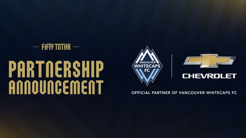 Chevrolet named official automotive partner of Whitecaps FC