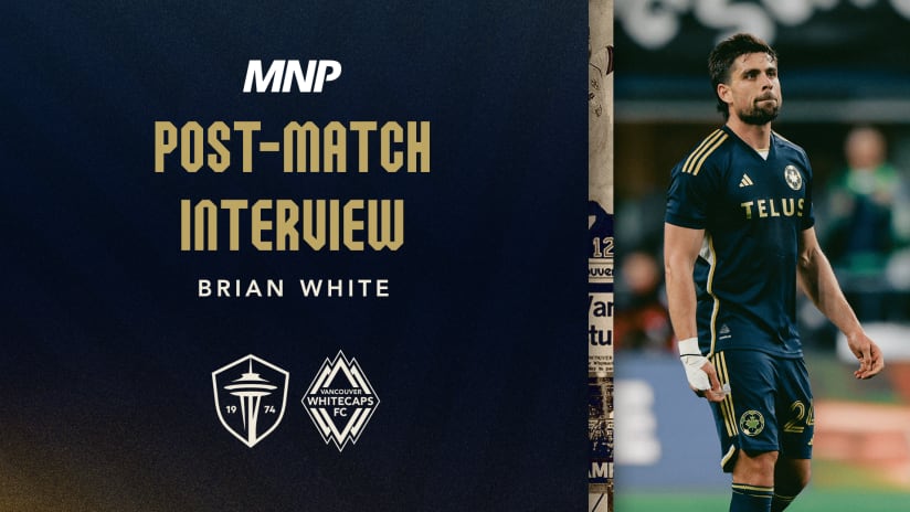 Post-Match Media Availability: Brian White | April 20, 2024, Presented by MNP