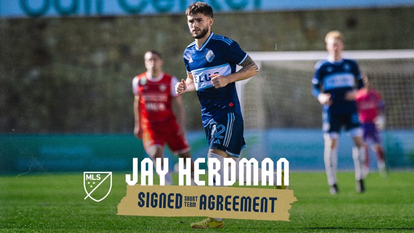 Whitecaps FC sign WFC2 midfielder Jay Herdman to third MLS short-term agreement