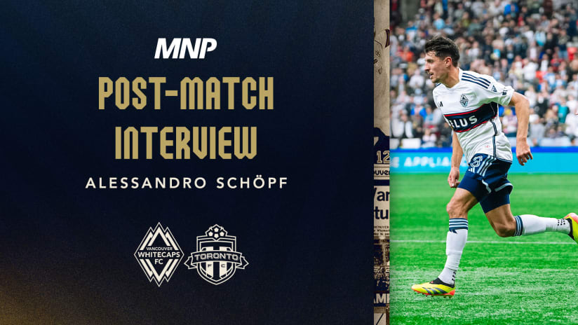 Post-Match Media Availability: Alessandro Schöpf | April 6, 2024, Presented by MNP