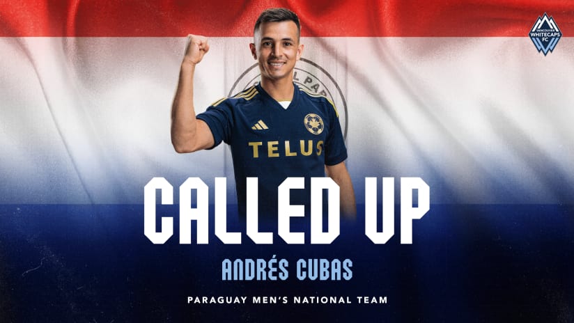Andrés Cubas called up to Paraguay's men's national team for upcoming international friendly