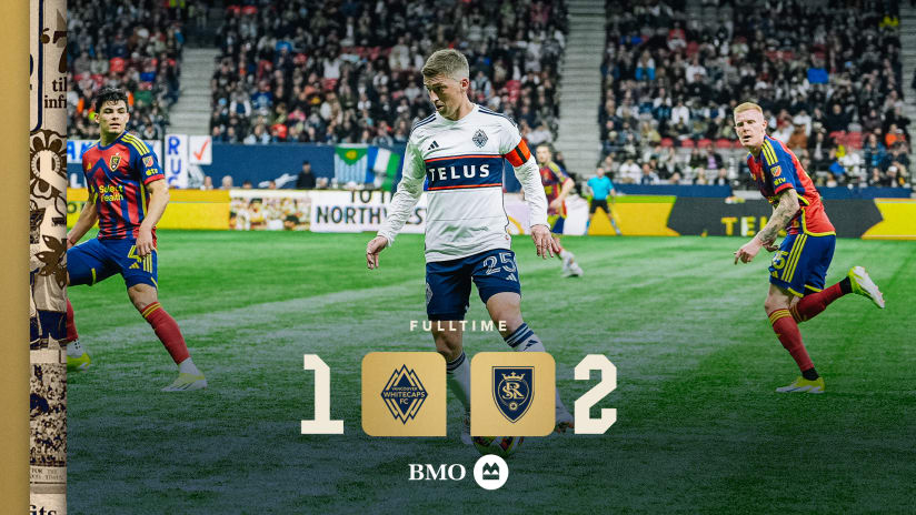 ‘Caps fall to narrow defeat against RSL after stellar start to season 