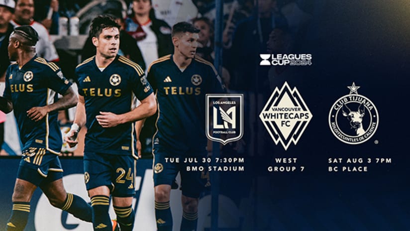 Whitecaps FC to host Club Tijuana in Leagues Cup on Saturday, August 3