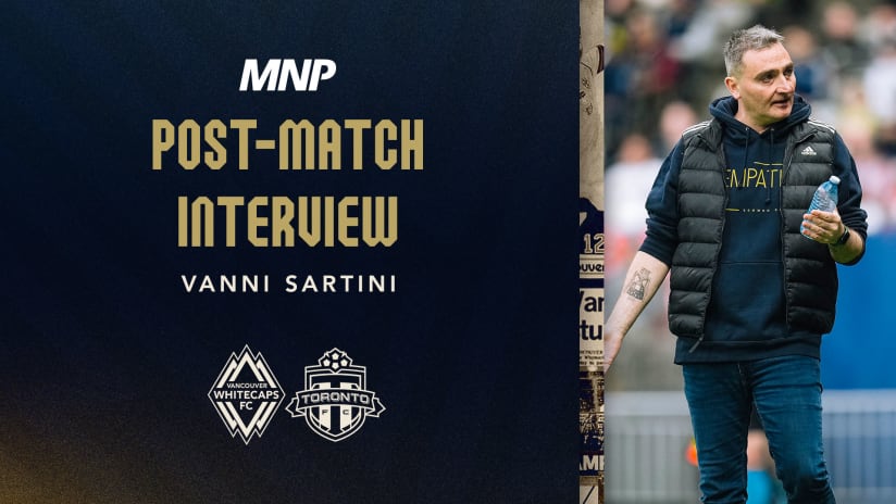 Post-Match Media Availability: Vanni Sartini | April 6, 2024, Presented by MNP