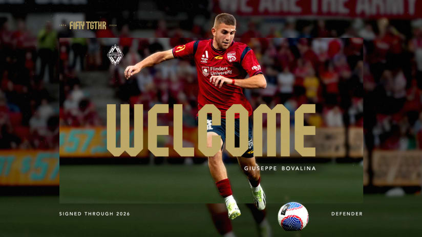 Whitecaps FC acquire 19-year-old Australian wingback Giuseppe Bovalina from Adelaide United FC 